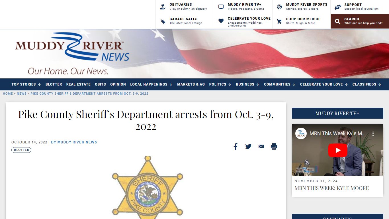 Pike County Sheriff’s Department arrests from Oct. 3-9, 2022