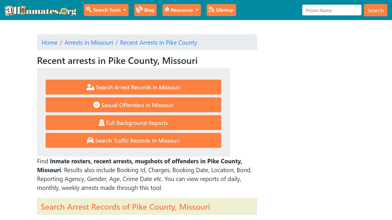 Recent arrests in Pike County, Missouri | Mugshots, Rosters, Inmates ...